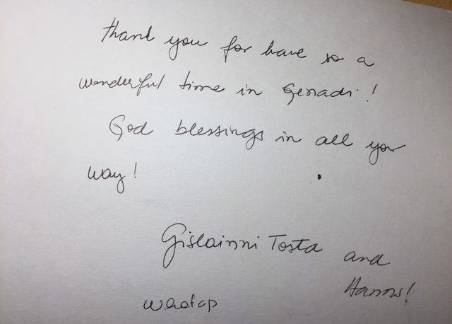 Gislainni's dedication